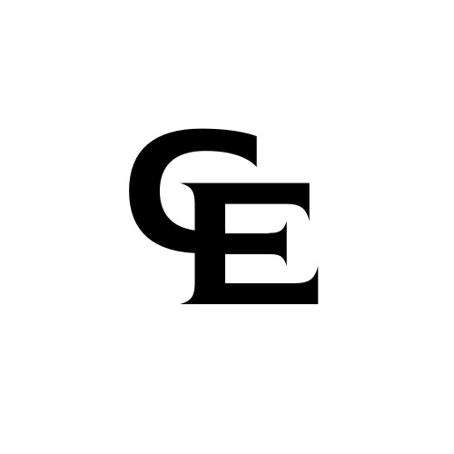 black and white modern personal brand logo